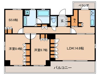 間取図 シエル武蔵小杉