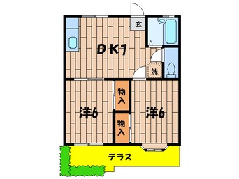 間取図 ホ－ミ－フラット