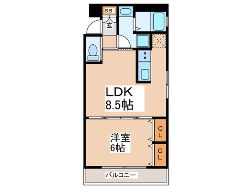 間取図 上鷺マンション