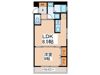 間取図 上鷺マンション