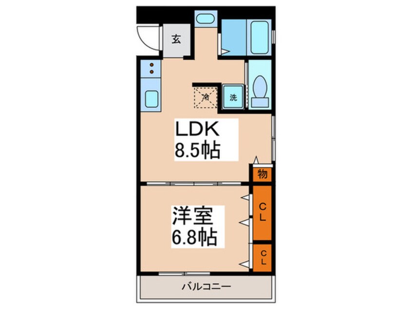 間取図 上鷺マンション