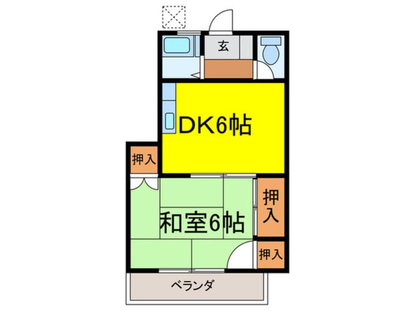 間取図 眞和マンション