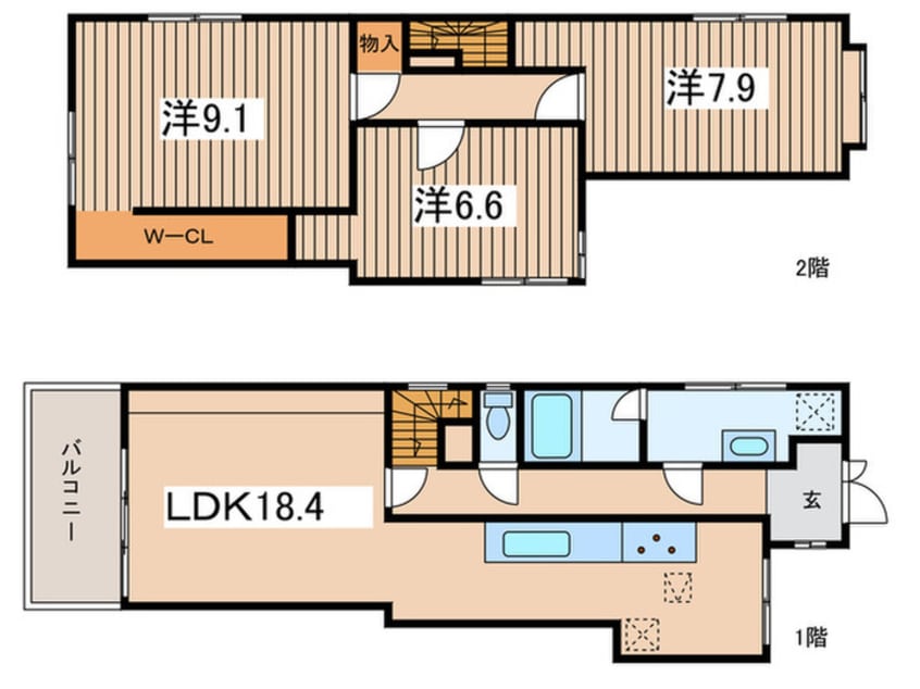 間取図 瀬谷区阿久和南1丁目戸建