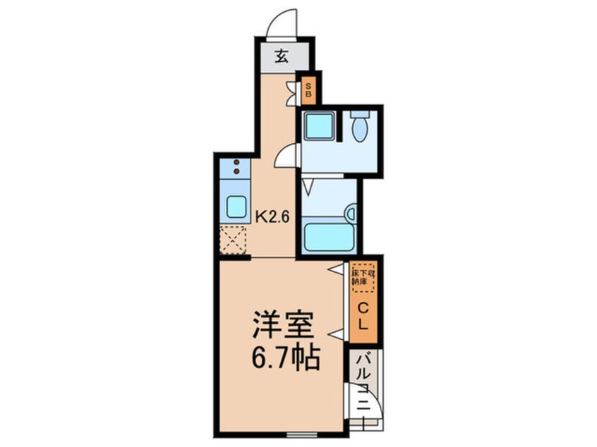 間取図 UNO小石川（1F）