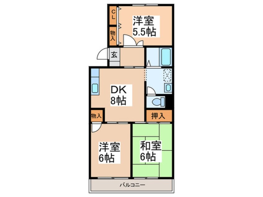 間取図 INOVE横濱長津田