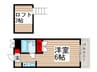 コスモ一番館 1Rの間取り