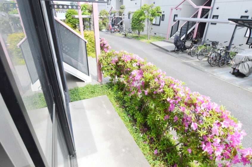 室内からの展望 ツインハイツB棟