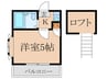 ソレイユライフピアⅠ 1Kの間取り