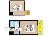 ジュネパレス八千代第51 1Kの間取り