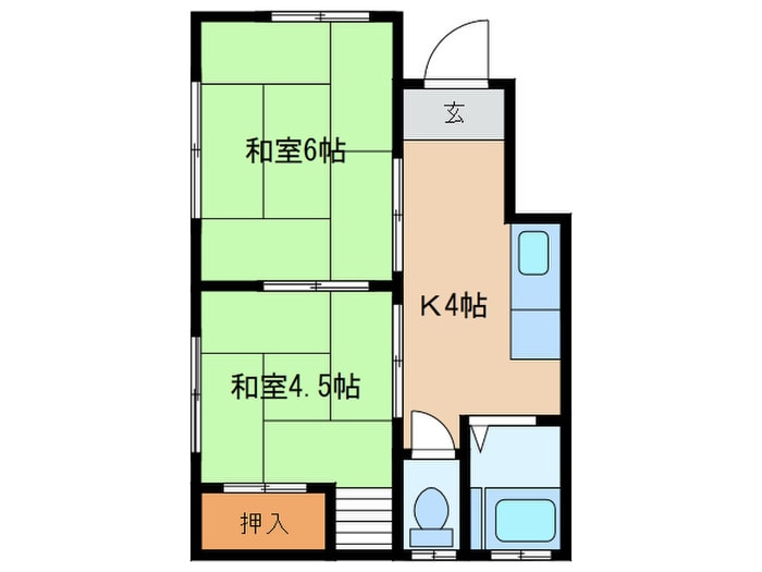 間取り図 カミヤ荘