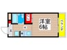 メゾンソレイユ 1Kの間取り