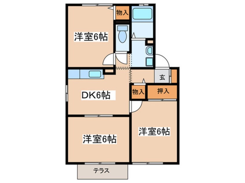 間取図 シャトレー