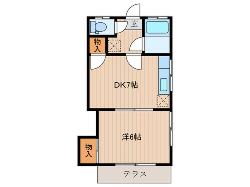 間取図 飯塚荘（東棟）