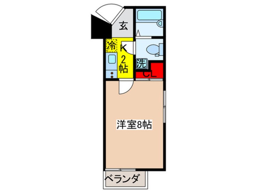 間取図 PARK LANE 西大島