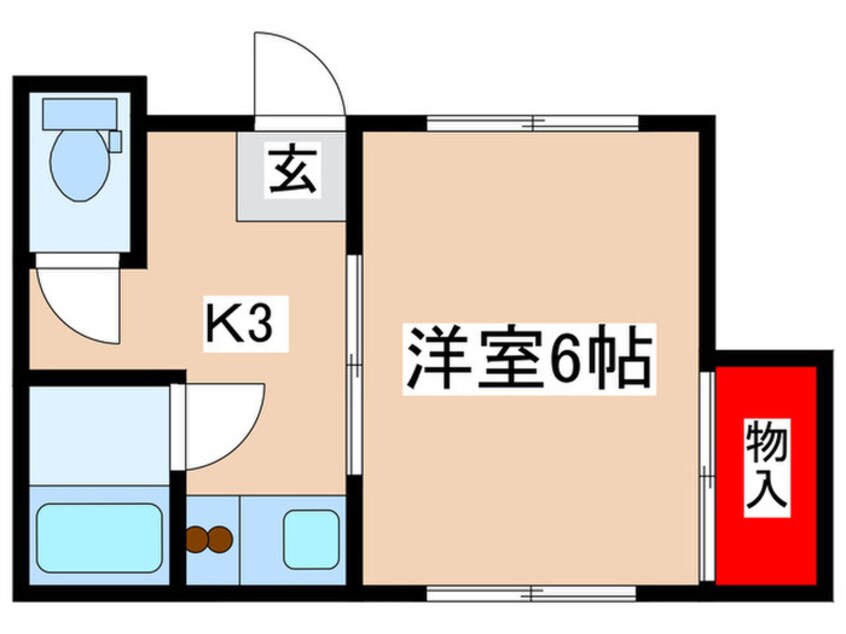 間取図 第二池武屋荘