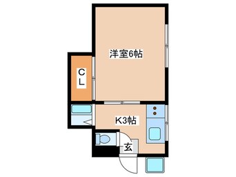 間取図 飯塚荘（西棟）