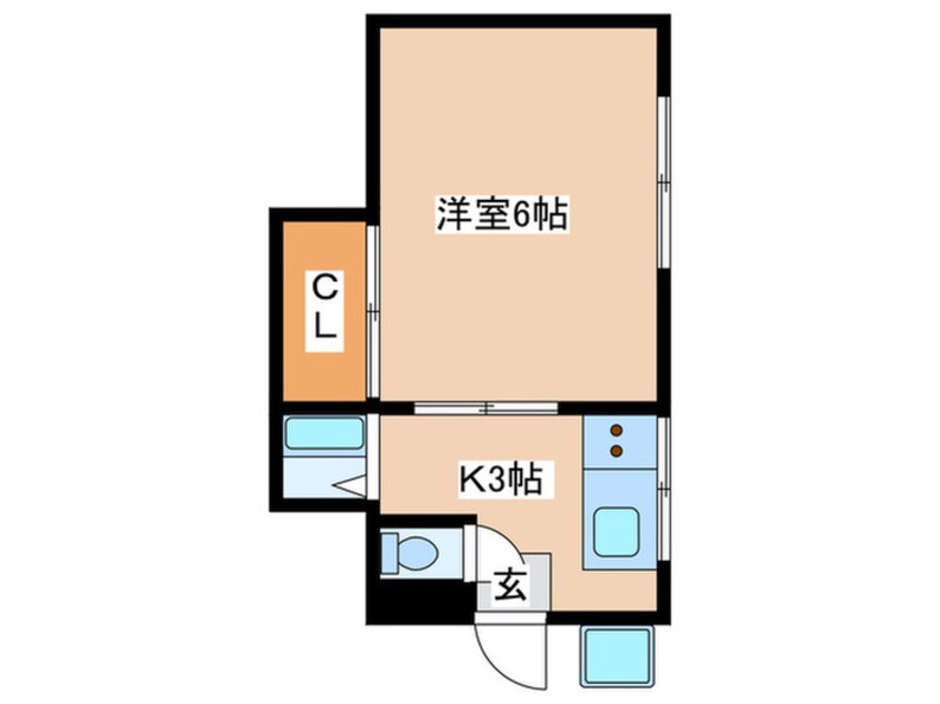 間取図 飯塚荘（西棟）