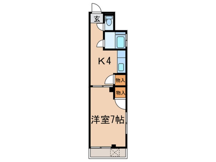 間取図 ハイム中村