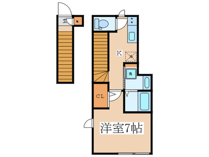 間取図 ハイツ小島