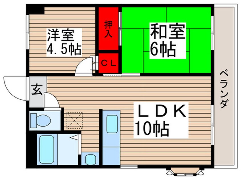 間取図 ユア－ズハイム