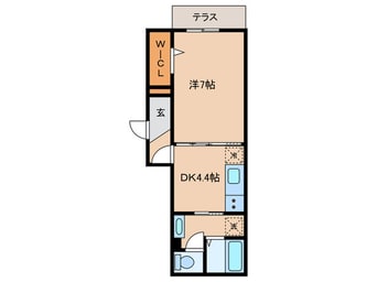 間取図 アナシエ徳丸