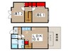 ブル－ラグ－ン 2LDKの間取り