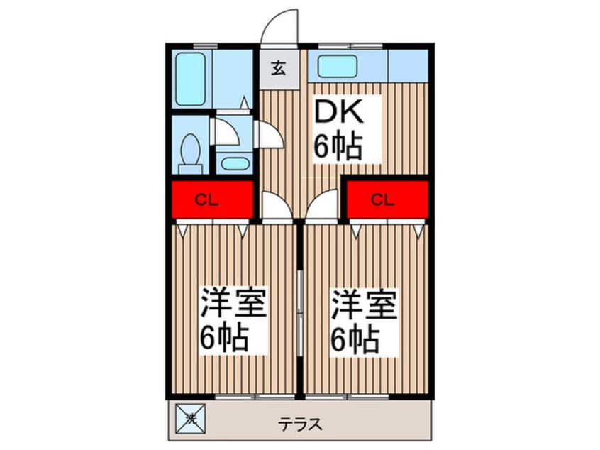 間取図 森田ハイム