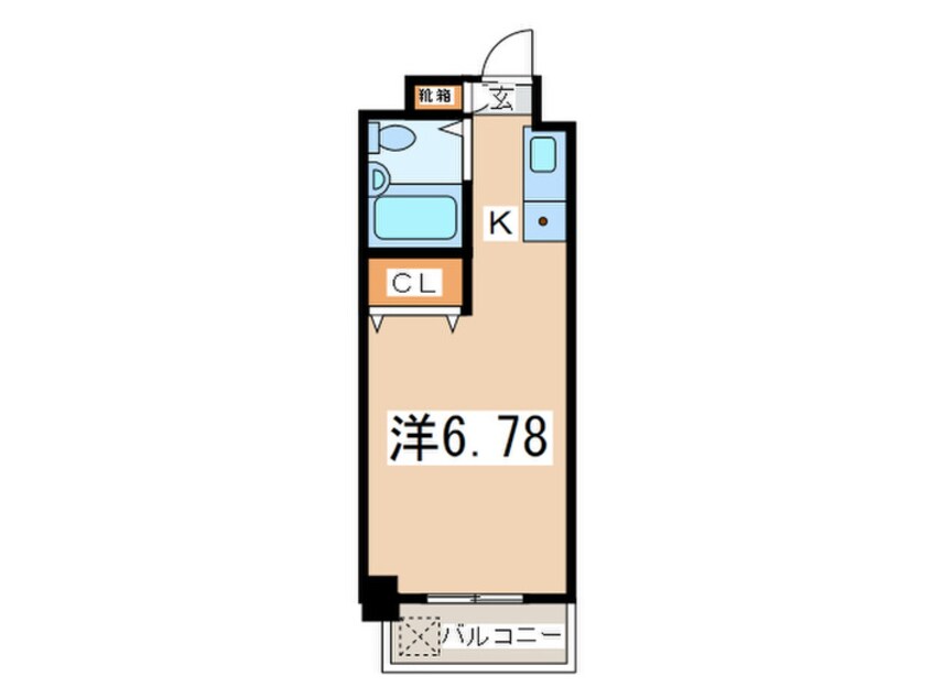 間取図 ｸﾞﾚｲｽﾒｿﾞﾝ城所