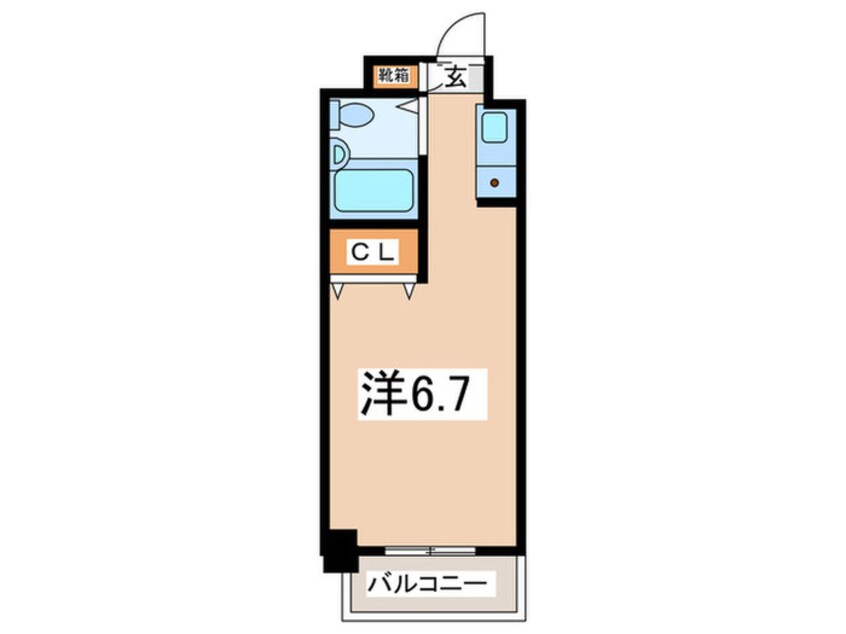 間取図 ｸﾞﾚｲｽﾒｿﾞﾝ城所