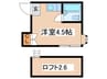 VIP調布ヶ丘 1Rの間取り