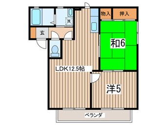 間取図 ラドゥース伊勢山Ⅰ