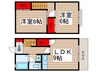 ソフィア北松戸 2LDKの間取り