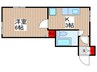 コーポＭ３ 1Kの間取り
