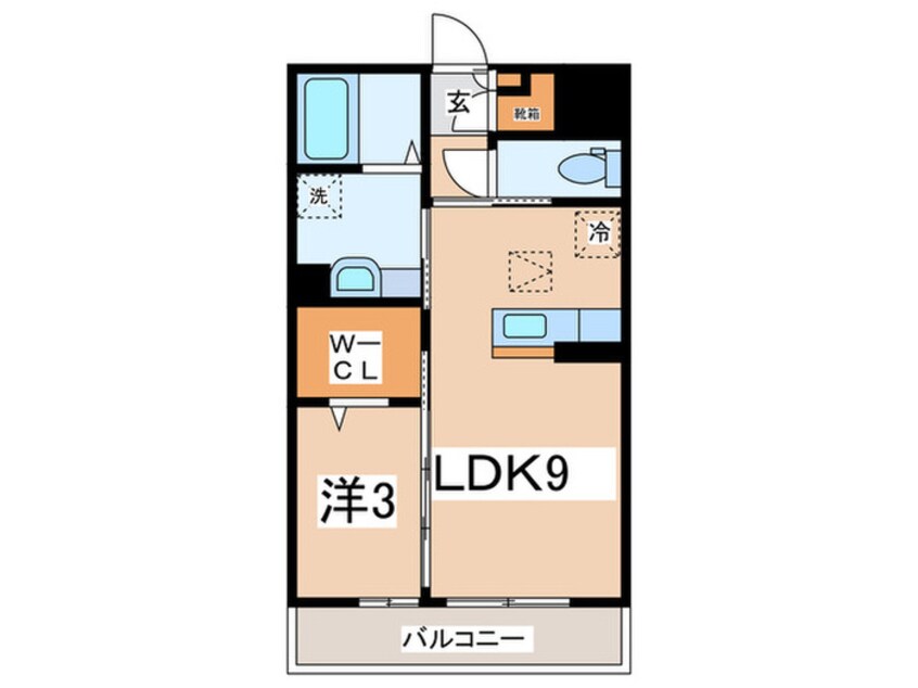 間取図 ｵ-ｸｽｱﾚｲ矢部ｳｪｽﾄｺ-ﾄ