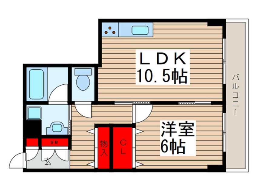 間取図 グランドヒルズ