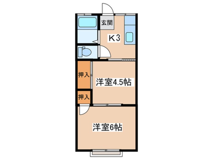 間取図 セキビレッジ