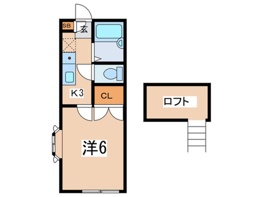 間取図 エバーグリーン白楽