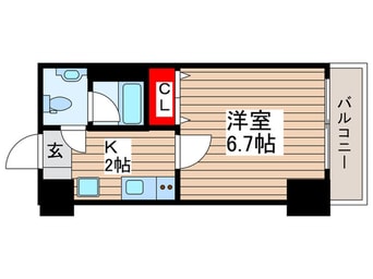 間取図 パ－クアクシス押上