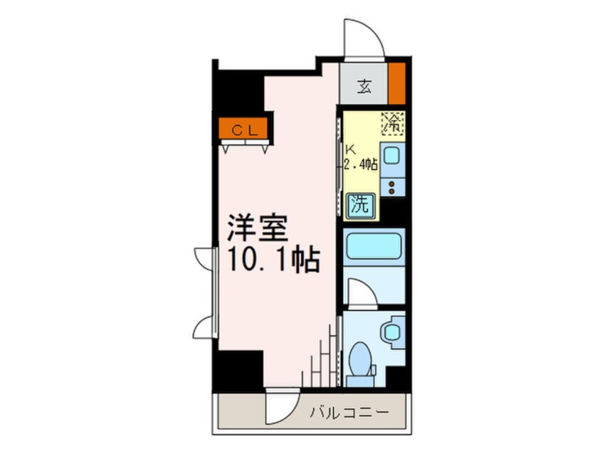 間取図 パ－クアクシス押上