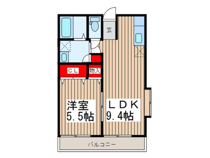 間取図 アイル富士見