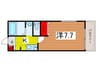西大宮T＆T 1Kの間取り