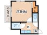 三田池袋北コ－ポ 1Kの間取り