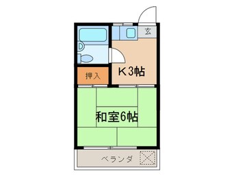 間取図 竹内コ－ポ