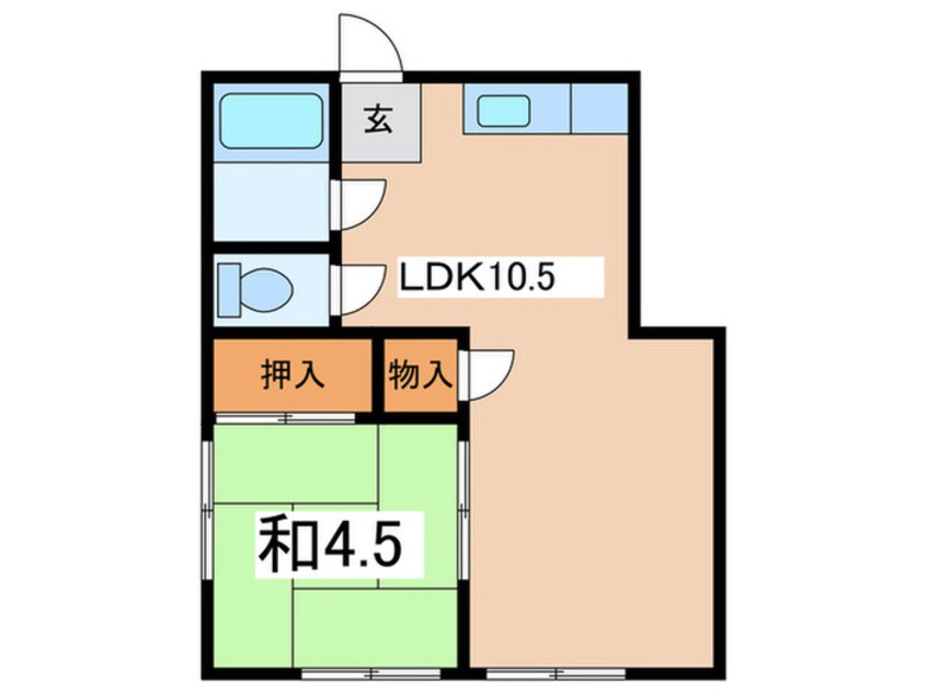 間取図 港南ハイツA 棟