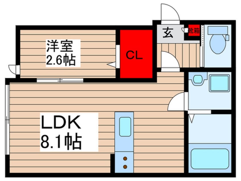 間取図 仮）ルミナンスひばりヶ丘