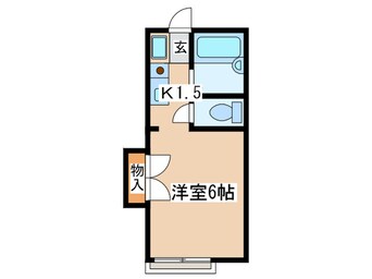 間取図 プチメゾン　池田