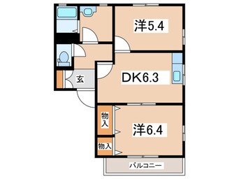 間取図 ジュネスＡ