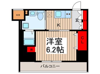 間取図 ﾌﾟﾚｰﾙ･ﾄﾞｩｰｸ門前仲町Ⅲ(1001)