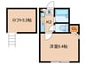 パークヒルズ三ツ沢 1Kの間取り