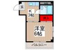 芝マナ―ハウス 1Kの間取り